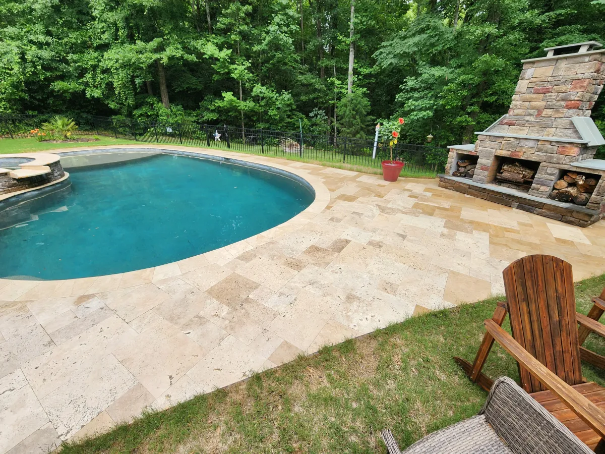 Professional natural stone cleaning service