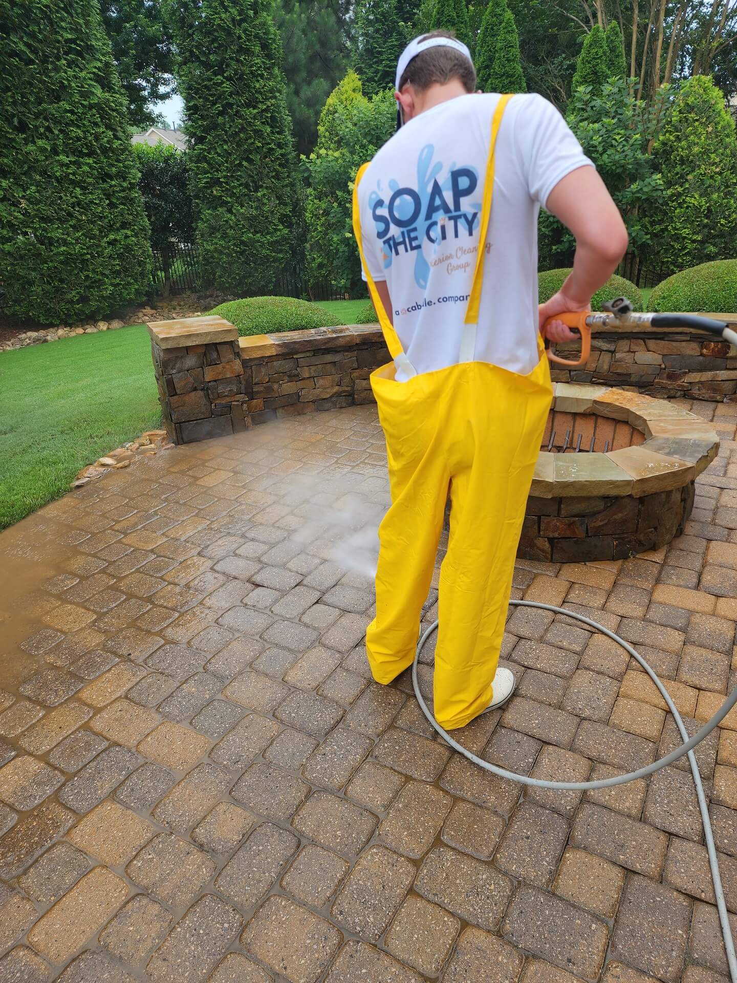Paver cleaning in Fort Mill
