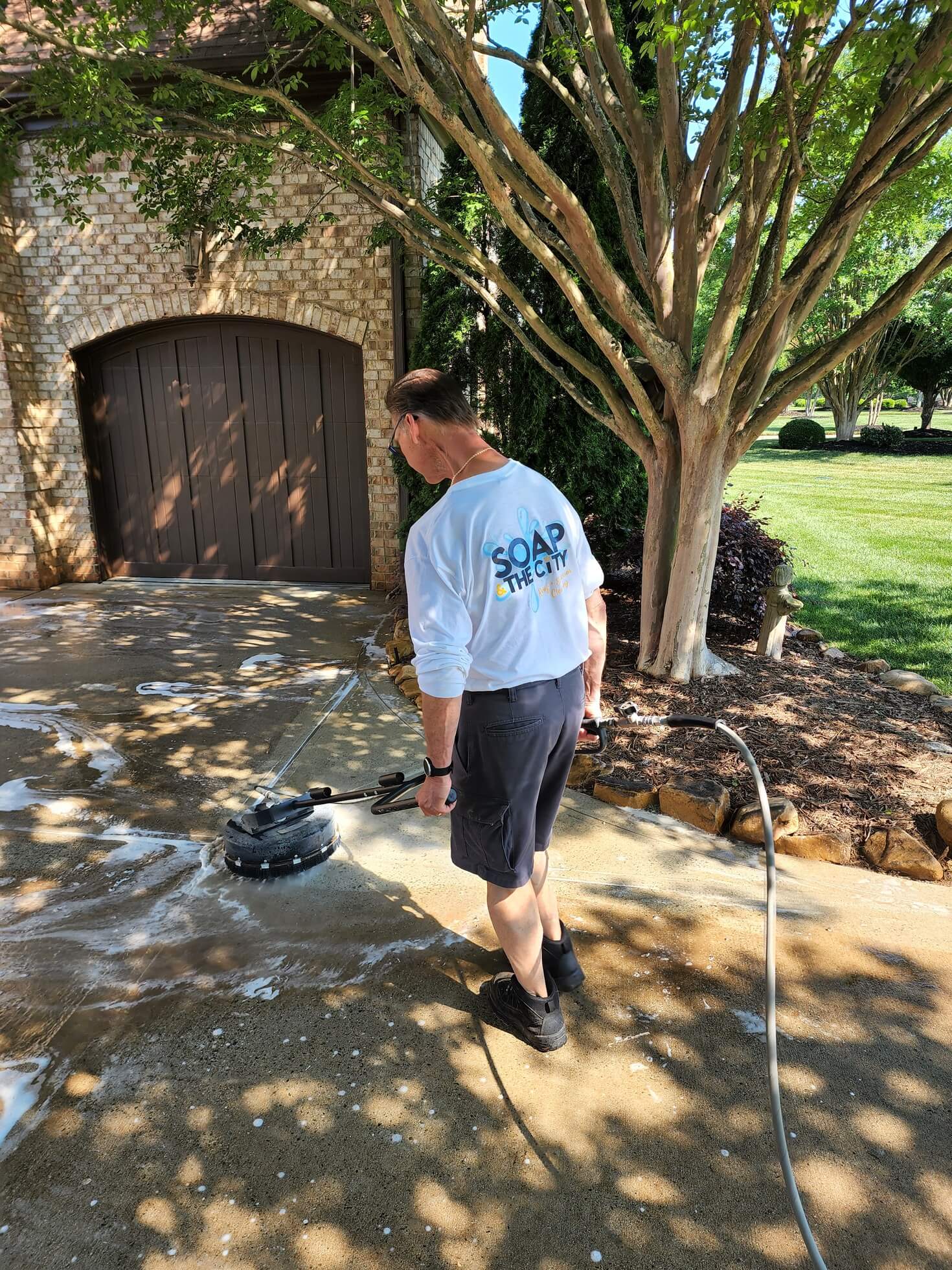 Waxhaw driveway cleaning