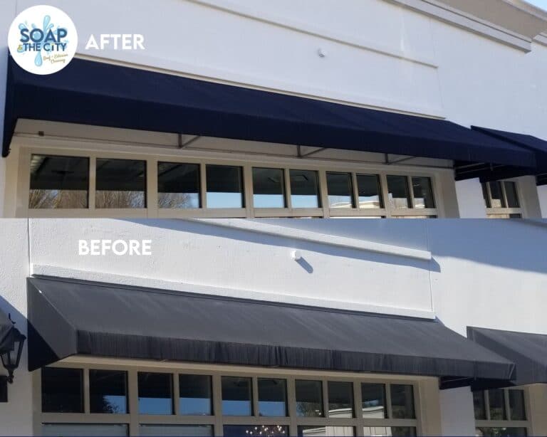 Black Awning Cleaning